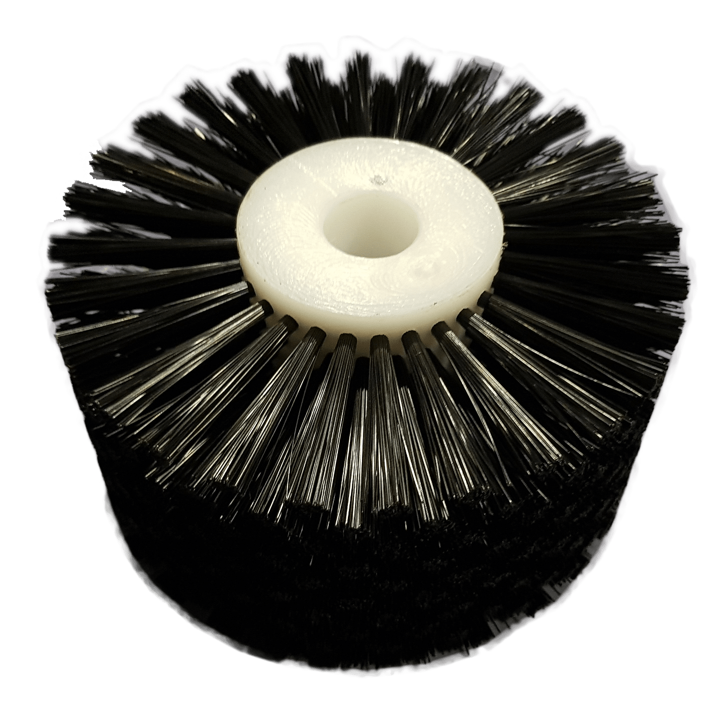 Brush Nylon DIA.180mm x 90mm x As 25mm Hitam, Putih